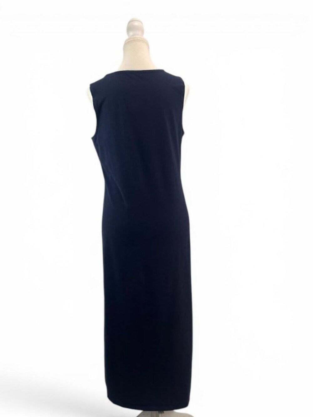 Tribal Sleeveless Navy Dress M - Picture 3 of 4